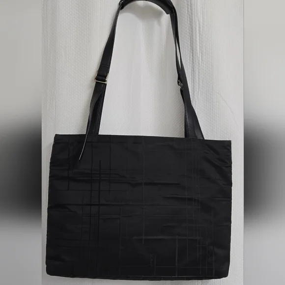 EUC Vintage Salvatore Ferragamo Nylon And Leather Tote w/COA - Picture 2 of 8